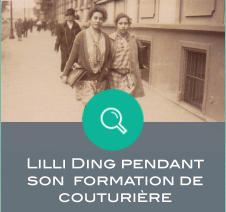 Lilli Ding pendant son  formation de couturire